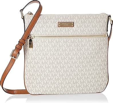 Michael Kors Women's Flat Crossbody, Vanilla, One Size.